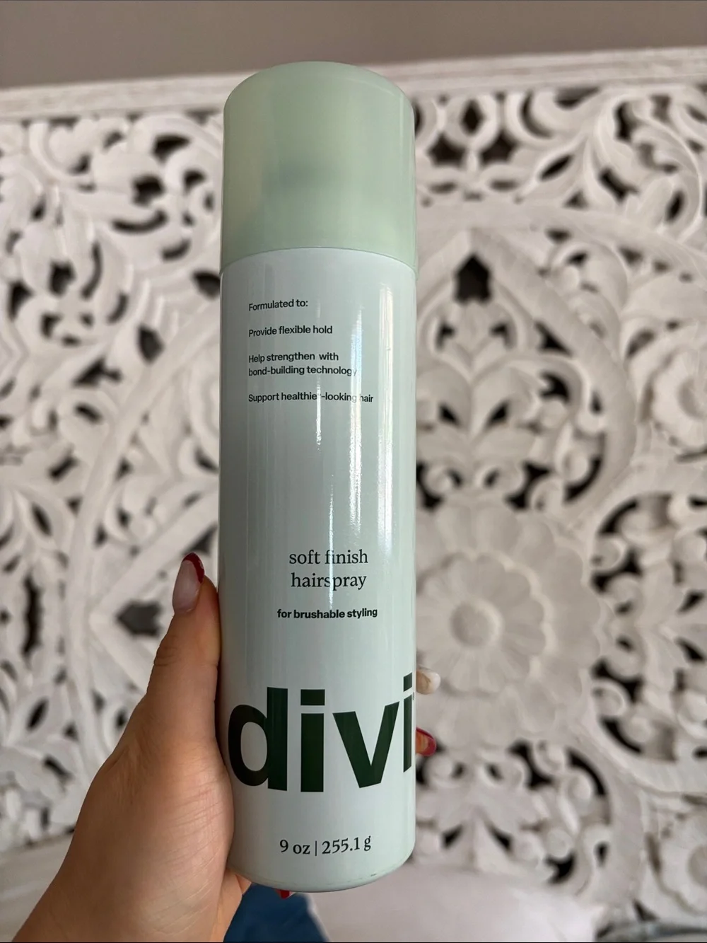 Divi Soft Finish Hairspr4y - Mint Green